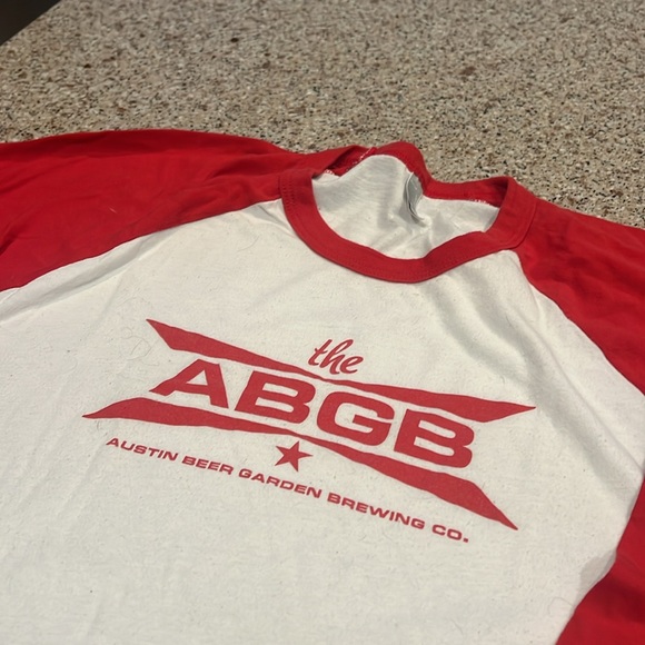 Baseball Style Austin Beer Garden Tee - Picture 4 of 6